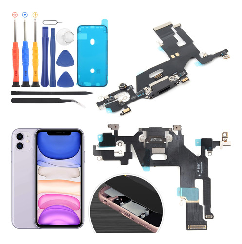 Conector De Muelle Para iPhone 11 Puerto De Carga Usb Flex C