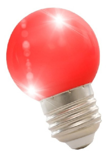 Foco Led Bombilla Decorativo Interiores Rojo 5w Base E27