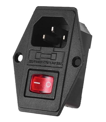 (2pz) Interruptor, Toma Corriente, Fusible 10a, Iec 320 C14