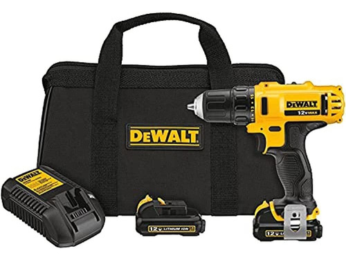 Kit De Destornillador De Taladro Dewalt Dcd710s2 12 Voltios