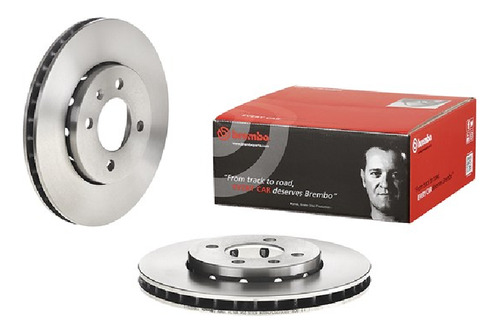 Par Disco Delantero Vw Saveiro Base 2019 Al 2020 Brembo