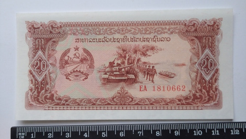 Laos Reposición 20 Kip 1979, Unc