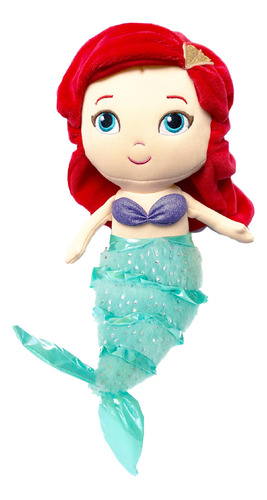 Princess Ariel - Muñeca De Peluche Con Sonidos (12 Pulgada.