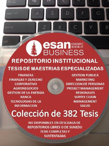 Colección De 382 Tesis De Master  Maestria Especializadas