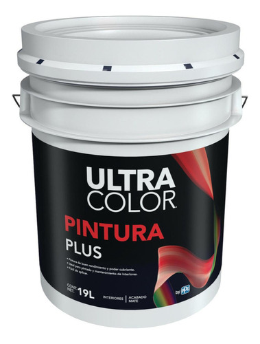 Ultracolor Pintura Vinilica Plus Blanco 19 Lts