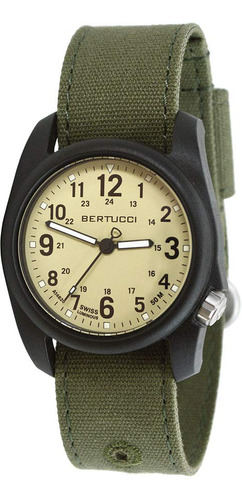 Bertucci Dx3 - Reloj De Lona | Correa Evergreen Comfort Can.
