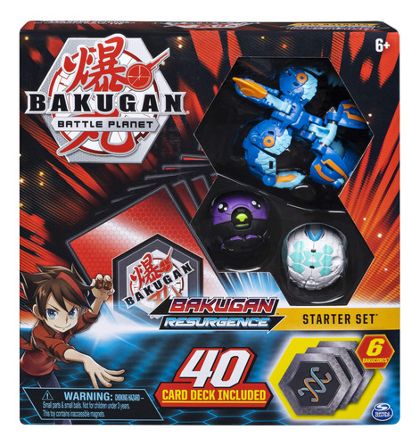 Juego De Iniciación Bakugan Battle Brawlers Aquos Pyravian