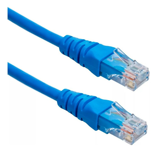 Patch Cord Cat6a Newlink 1 Pie Azul