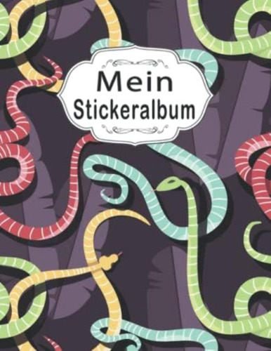 Libro: Stickeralbum: Schlange Geschenke Für Jungen Und Mädch