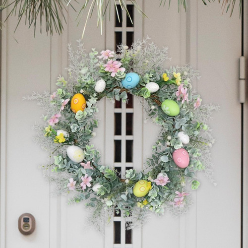 Corona De Huevos De Pascua, Colgantes De Corona De Primavera