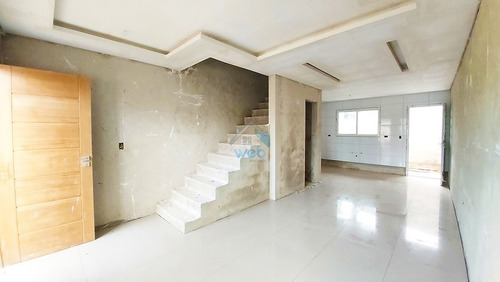 Imagem 4 de 30 de Excelente Sobrado Em Construção À Venda, Em Boa Localização No Bairro Do Ganchinho, Em Curitiba. - Ca01657 - 70122241