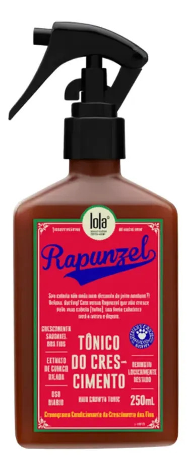 Rapunzel Lola Cosmetics Tônico Do Crescimento 250ml 4