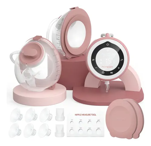 Extractor De Leche Eléctrico Momcozy V1 Pro Rojo