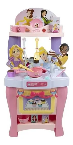 Cocinita Infantil Disney Princesas Con M s De 20 Accesorios