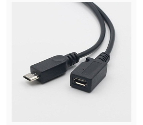 Cable Micro Usb 2 En 1 (cable Otg + Cable De Alimentación)