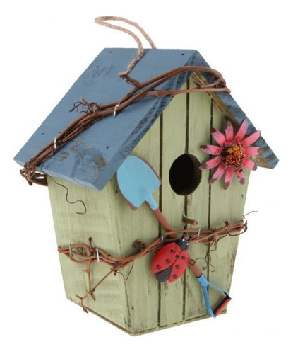 2 Bird House Garden Bird Nesting Box Nido Colgante Re