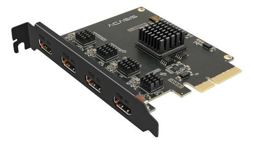 Tarjeta De Captura De Vídeo Pcie Integrada Acasis 4 Hdmi