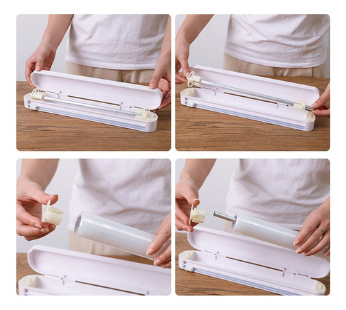C Dispensador De Papel Aluminio Película Plástico Para