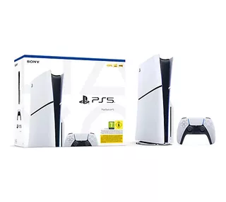 Consola Sony Playstation 5 Slim Disco, 1tb Blanco