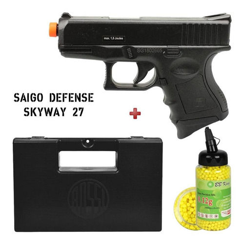 Pistola Spring 27 Saigo Defense 6.0mm + Kit Carga