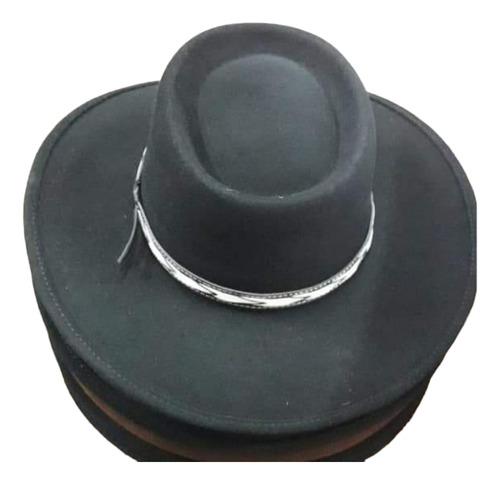 Sombrero Indiana De Paño, Color Negro, Nuevos