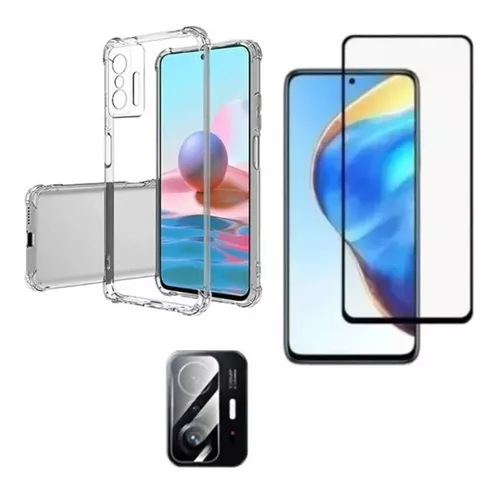 Capa Flexível Transparente Anti-Impacto Com Anel Para Xiaomi Mi 11T Pro 10T  11 Lite Redmi Note 10 11 10 9 - Escorrega o Preço