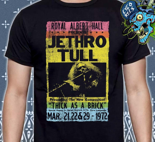 Jethro Tull - Rock - Jazz - Culto - Vintage - Polera- Cyco R