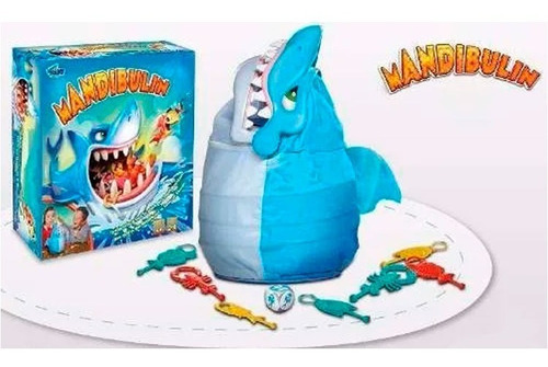 Imagen 2 de 3 de Mandibulin Juego De Mesa Interactivo Tiburón (1655)30728 E.n