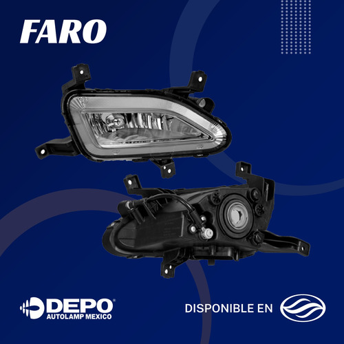 (par) Faros C/baso P/faro Niebla Vw Golf 2006 2007 Depo