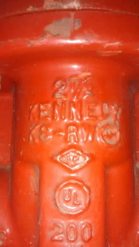 Válvula O Llave De Compuerta De 2 1/2 Marca Kennedy Nueva