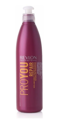 Shampoo Revlon Pro You Repair Cabellos Dañados Secos X 350ml