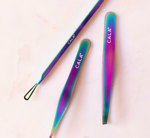 Set De Pinzas Para Depilación Precisión Y Estilo Cala