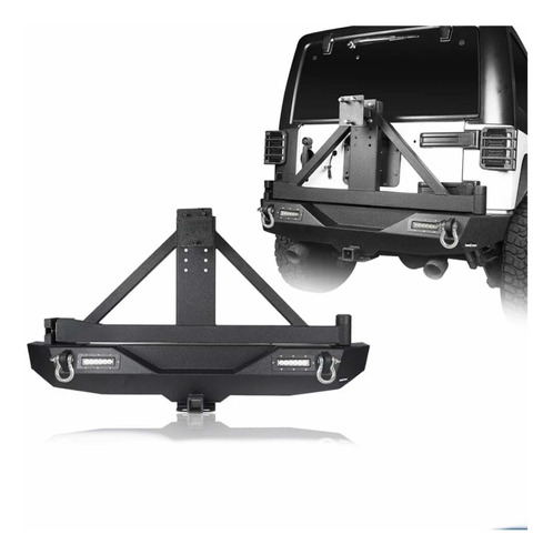 Defensa Porta Llanta Trasera Para Wrangler Jk 2007-2018