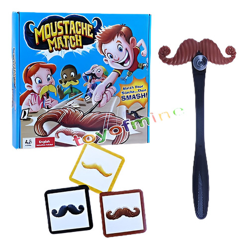 Nuevo Spinmaster Bigote Smash Juego Partido Su Stache... Lue