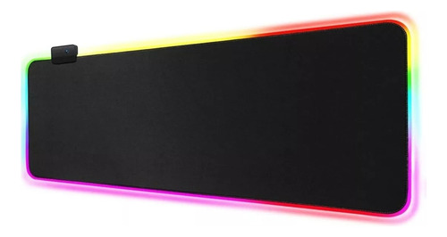 Mousepad Con Luz Led Rgb En 8 Modos Antiderrapante 90*40cm