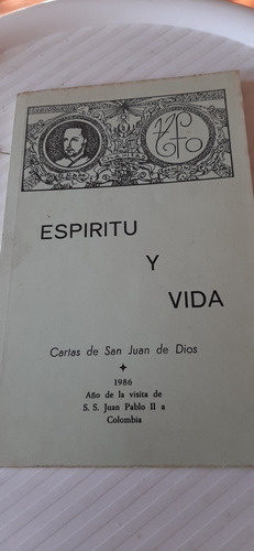 Libro   Espiritu Y Vida   Cartas De San Juan De Dios