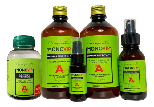 Kit Monovim Crescimento Capillar + Suplemento Vitamínico