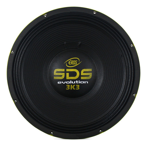 2 Woofer Eros E15 Sds 3.3k 3300 Rms Amplificador Vulcan 5000