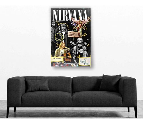 Cuadro Decorativo Nirvana Kurt Cobain 15