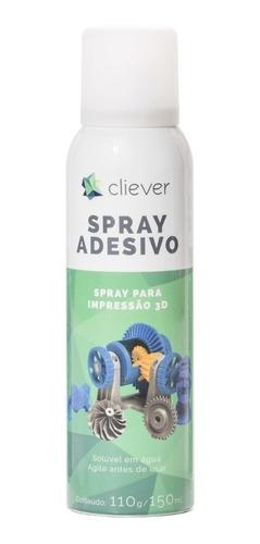 Imagem 1 de 6 de Spray Fixador Para Impressão 3d Cliever