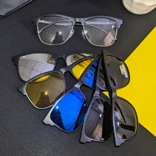 Lentes 5 En 1 Monturas Con Sobrelentes Damas Caballeros MercadoLibre