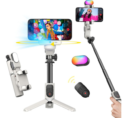 Gimbal Estabilizador 1 Ejes Aochuan Smart M1 Pro Con Luz