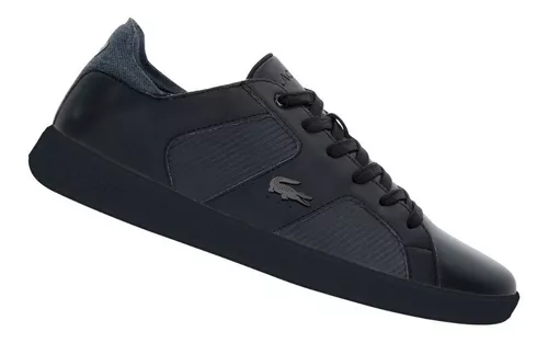 Tenis Lacoste Novas 319 Negro Total Caballero 2019 | sin intereses