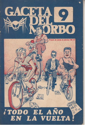 1983 Revista De Humor Uruguay Gaceta Del Morbo Nº 9 Escasa 