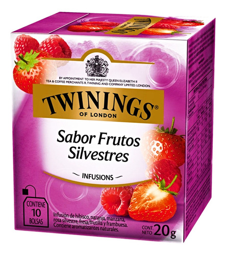   Té Twinings Frutas Silvestres Caja X 10 Sobres