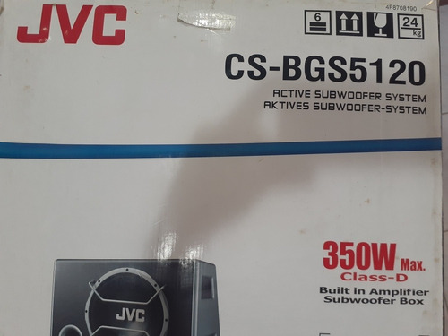 Imagen 3 de 6 de Bajo 12 Jvc Amplificado Subwoofer