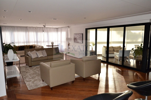 Imagem 1 de 15 de Maravilhoso Apartamento Totalmente Mobiliado E Equipado, Com 280m², 3 Suítes Sendo 1 Master, 4 Vagas - Em47231