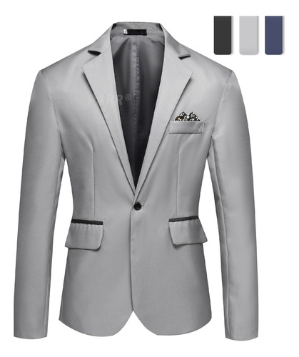 Blazer De Hombre Slim Fit Senior Business Gentleman  Moda 