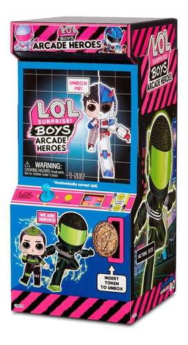 Lol L.o.l Sorpresa Boys Arcade Heroes Muñecos Nenes Full