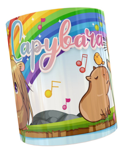 Taza Personalizadas Con Nombre Cerámica 325 Ml 11oz Premium Azul Acero Carpincho